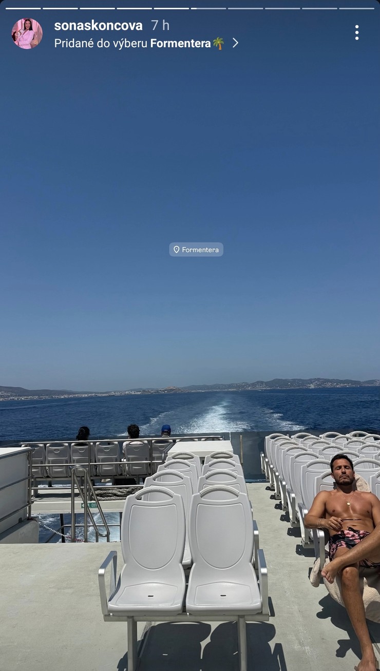 Soňa Skoncová na dovolenke s rodinkou