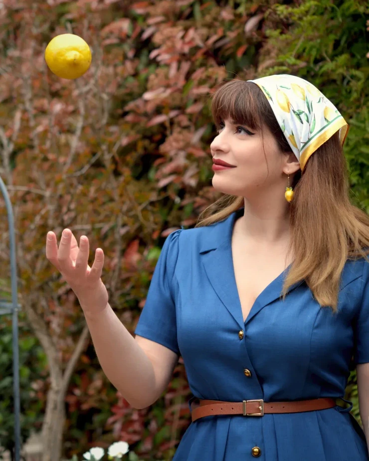 Nákupné maniačky - citrónová potlač