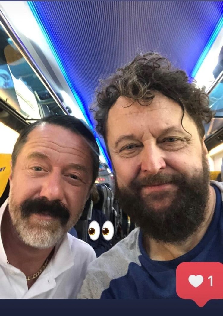 Jiří Langmajer a Roman Mrázik v seriáli Lajna