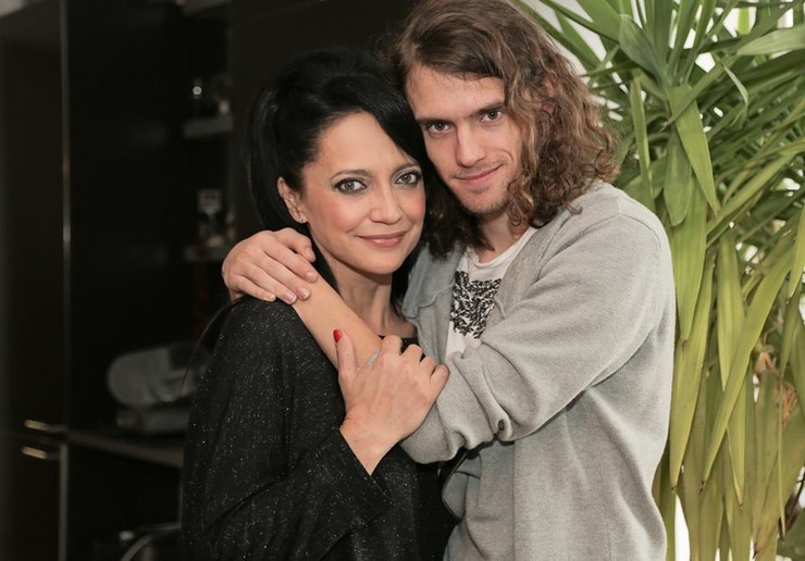 Filip Kratochvíl s mamou