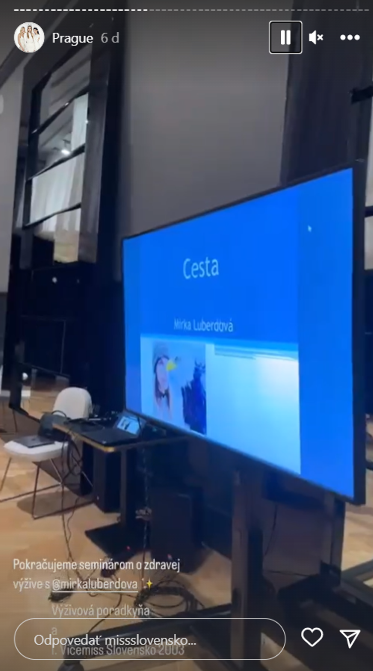 Miss Slovensko na sústredení v Prahe  