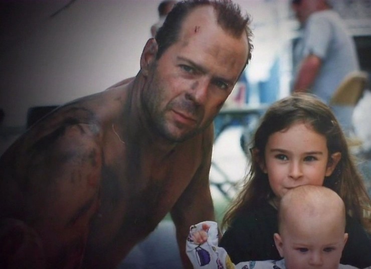 Bruce Willis a jeho dcéry