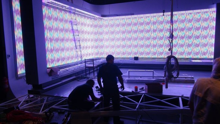 Búranie starého štúdia Novín TV JOJ 4