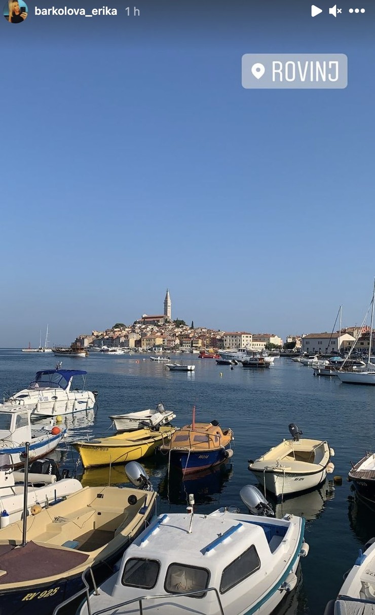 Erika Barkolová na dovolenke