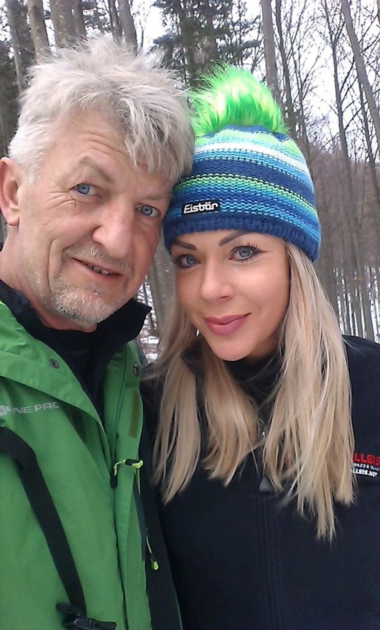 Jožo Kubáni s partnerkou Dankou