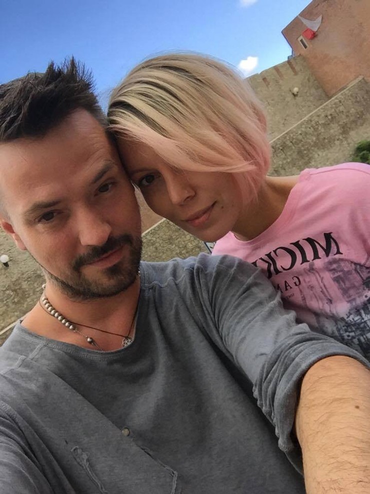 Alexandra Pavlovič Hinková s kaderníkom Petrom Sýkorom