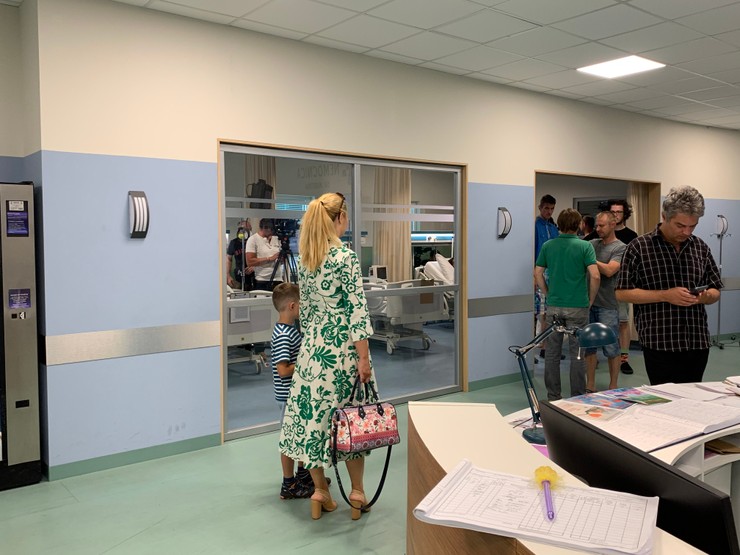 Nakrúcanie seriálu Nemocnica