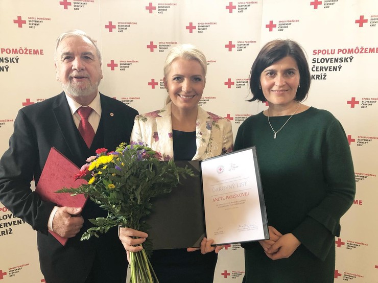 Aneta Parišková a jej charitatívne aktivity