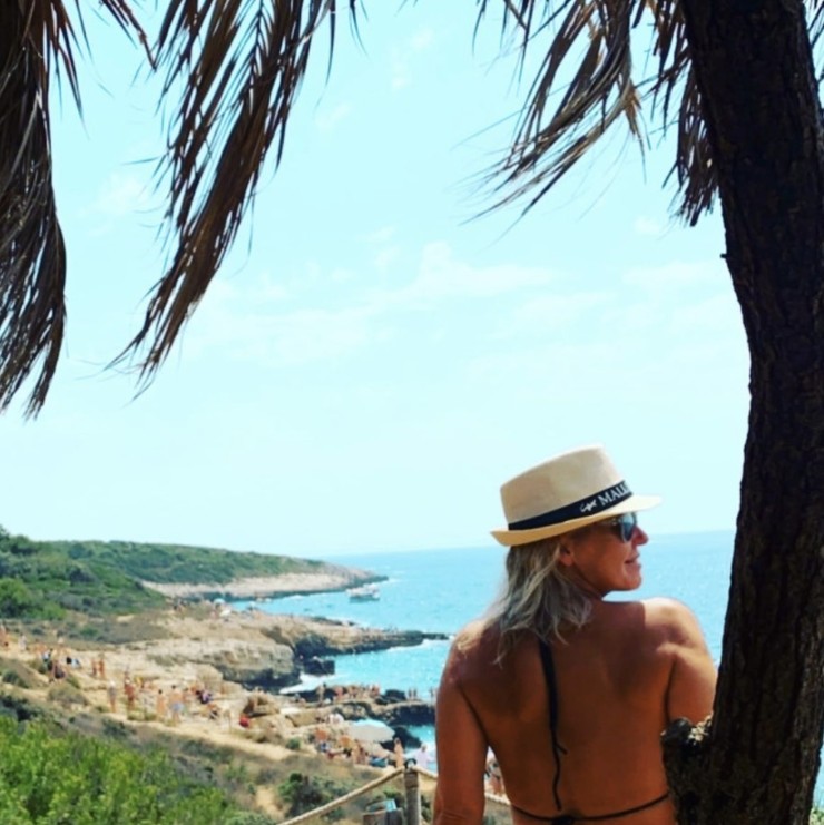 Erika Barkolová na dovolenke