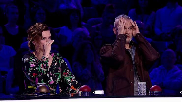 Reakcie porotcov v šou Česko Slovensko má talent na extrémne vystúpenie