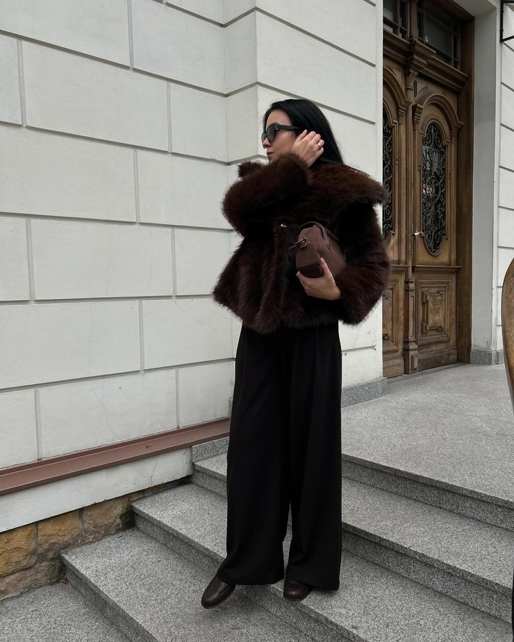 Nákupné maniačky - čokoládová hnedá farba