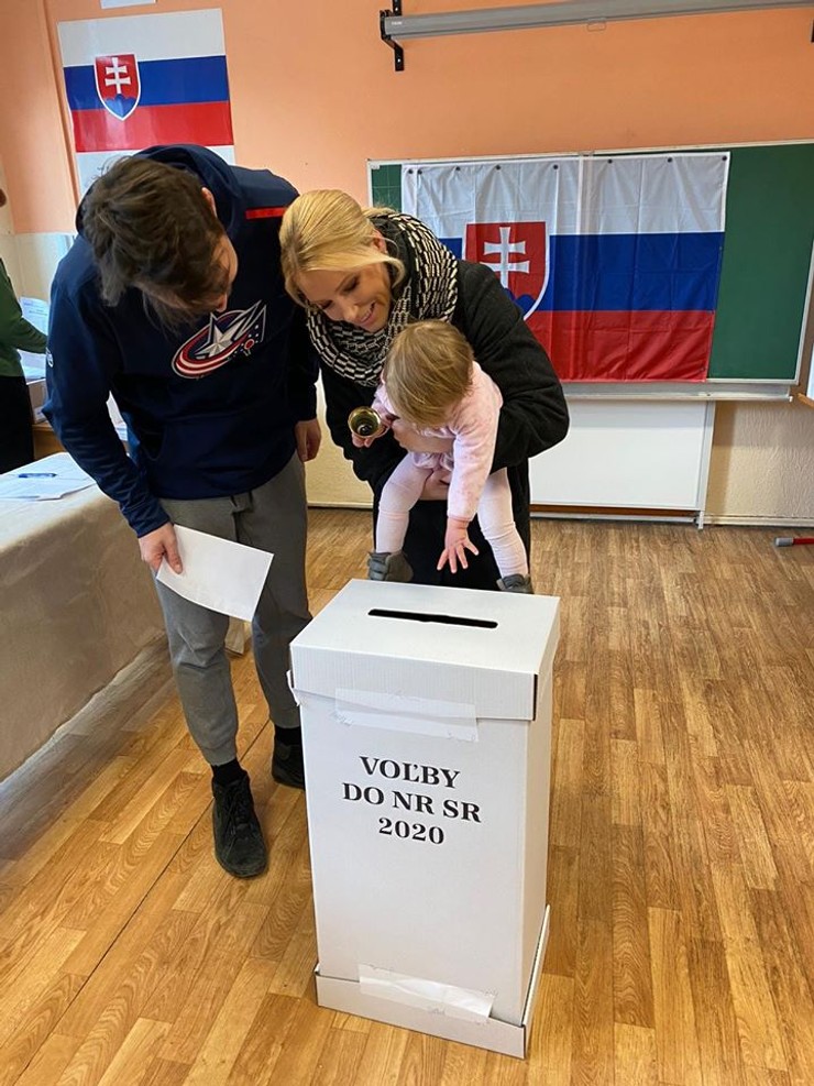 Dana Čapkovičová s rodinou