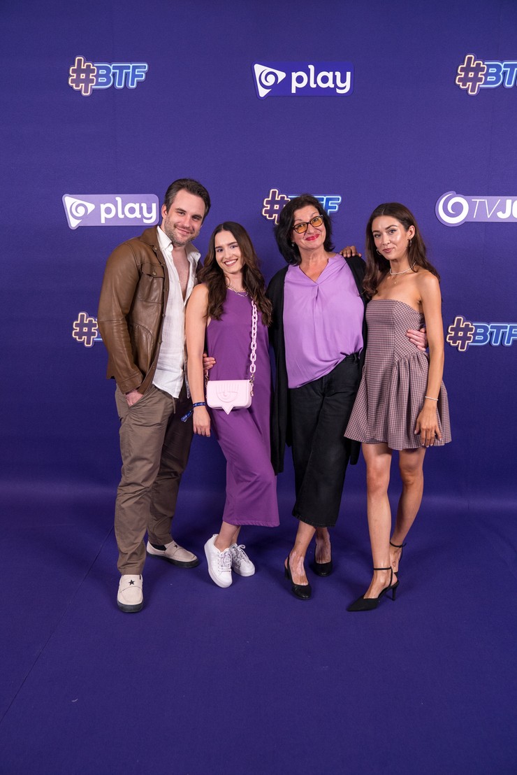 Outfity z BTF Párty - Matúš Kvietik, Ivana Kološová, Judita Hansman a Alexandra Trávniková