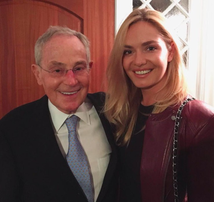 Jan Tříska a Miss World Taťána Kuchařová