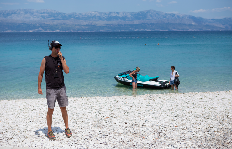 Na vlnách Jadranu - z nakrúcania