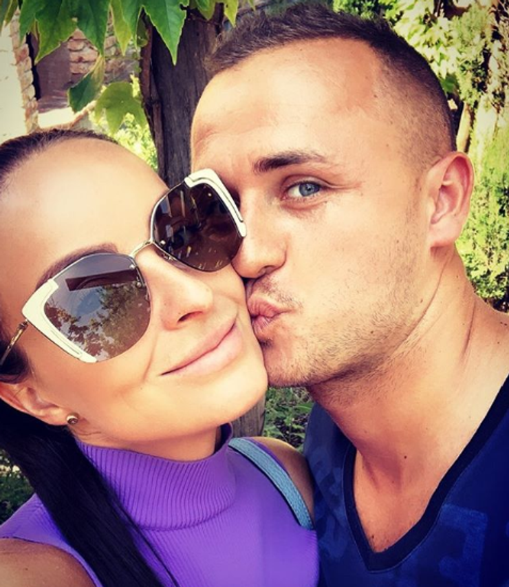 Daniela Nízlová s priateľom