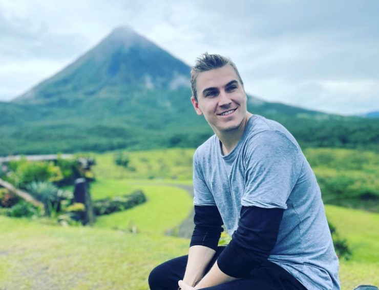 David Gránský s manželkou Nikolou na svadobnej ceste