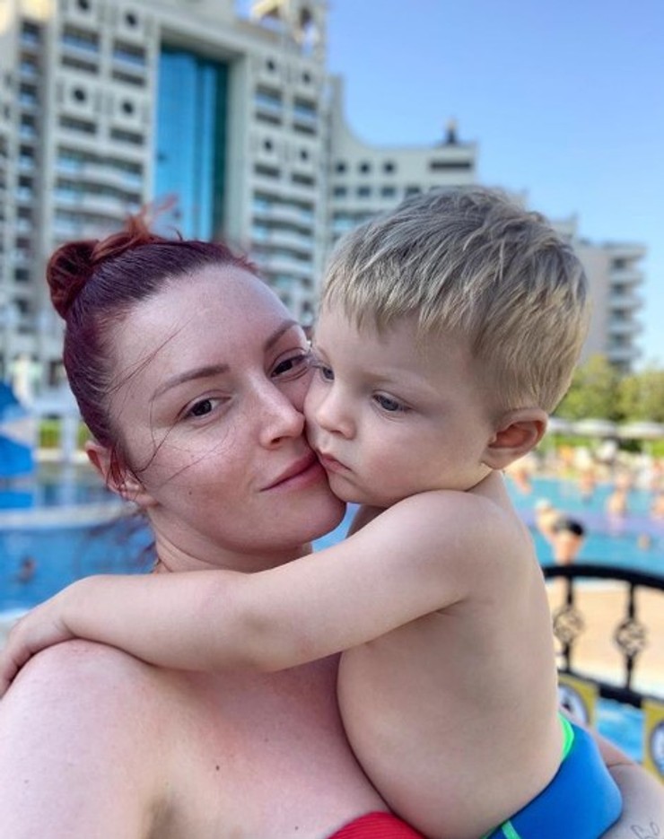 Barbora Švidraňová so synom