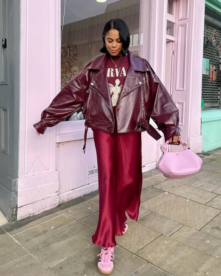 Nákupné maniačky - bordová