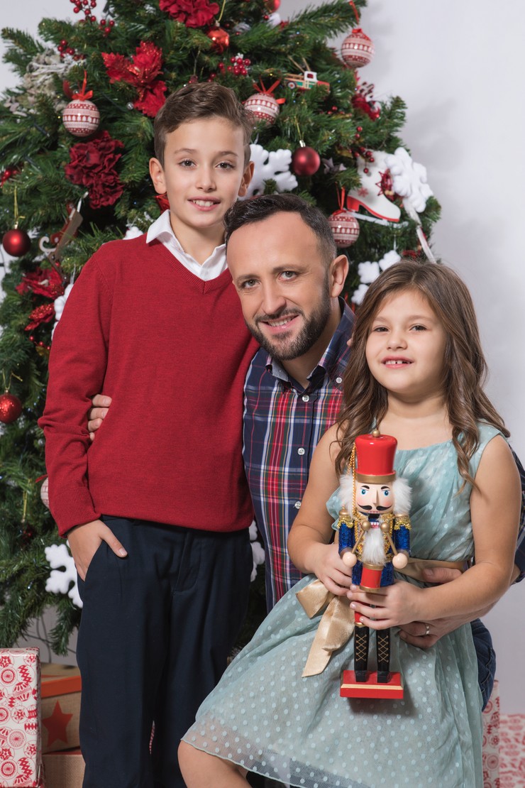 Ondrej Kandráč s rodinou