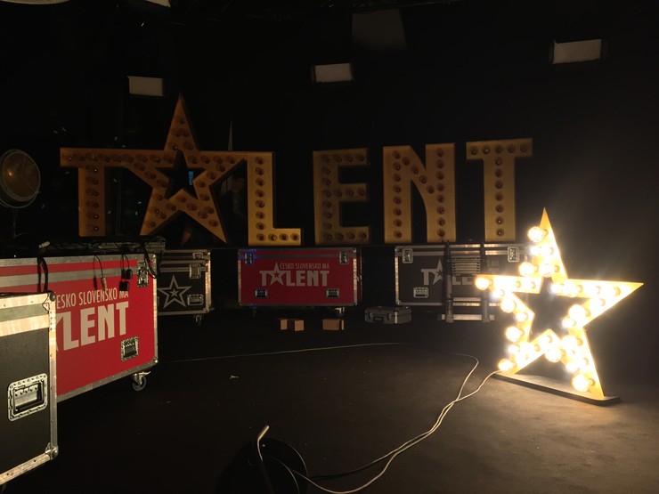 Prípravy na nakrúcanie šou Česko Slovensko má talent