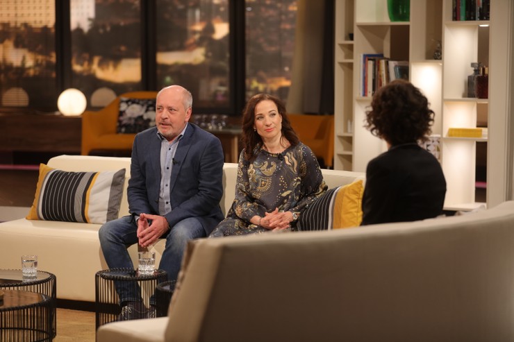 Matej Landl s manželkou