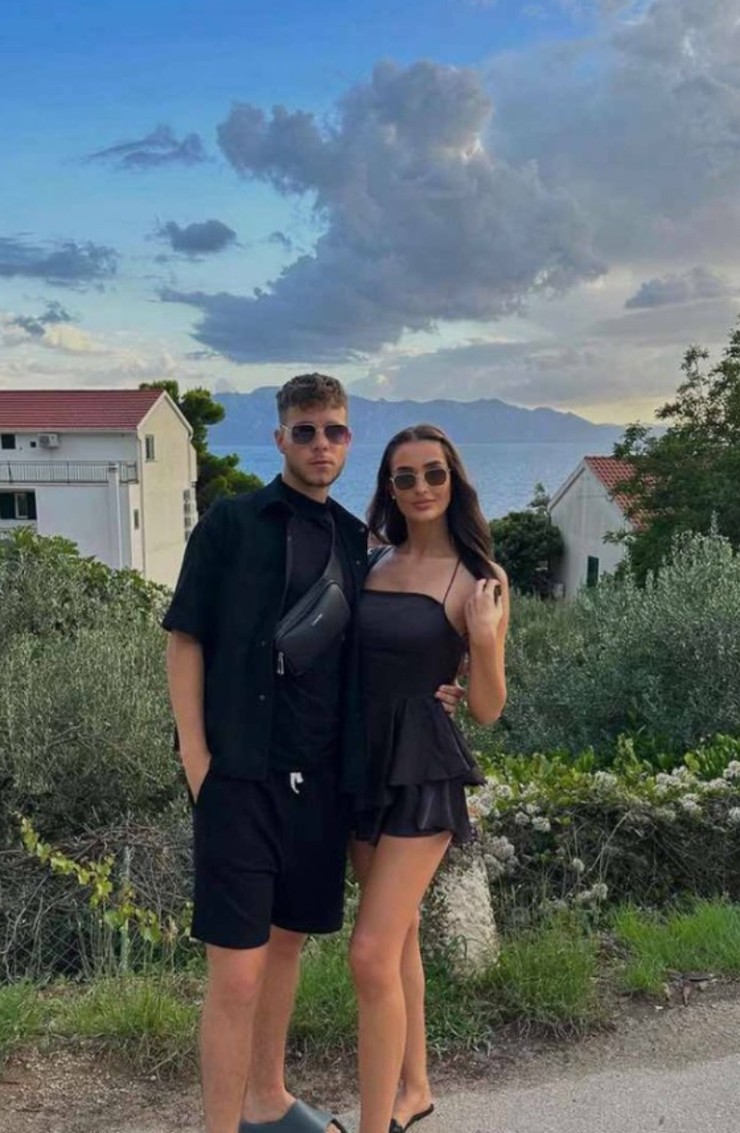 Linda Górecká s priateľom