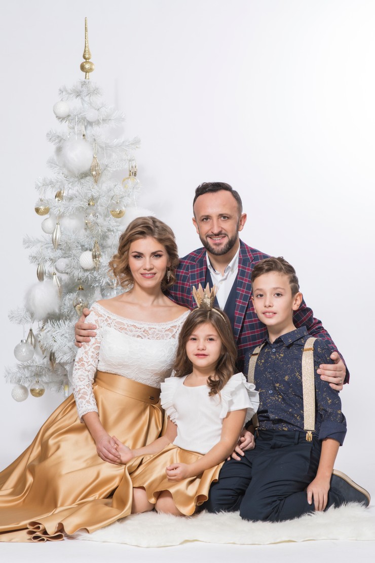 Ondrej Kandráč s rodinou