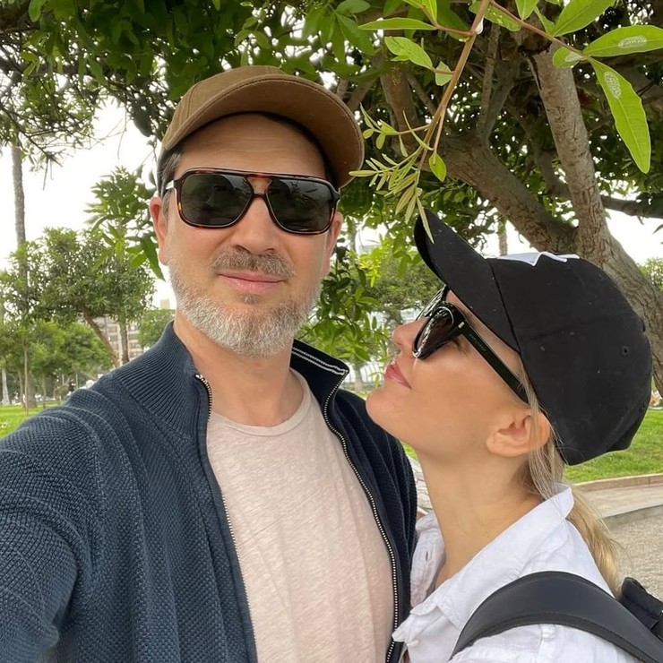 Marek Majeský s manželkou