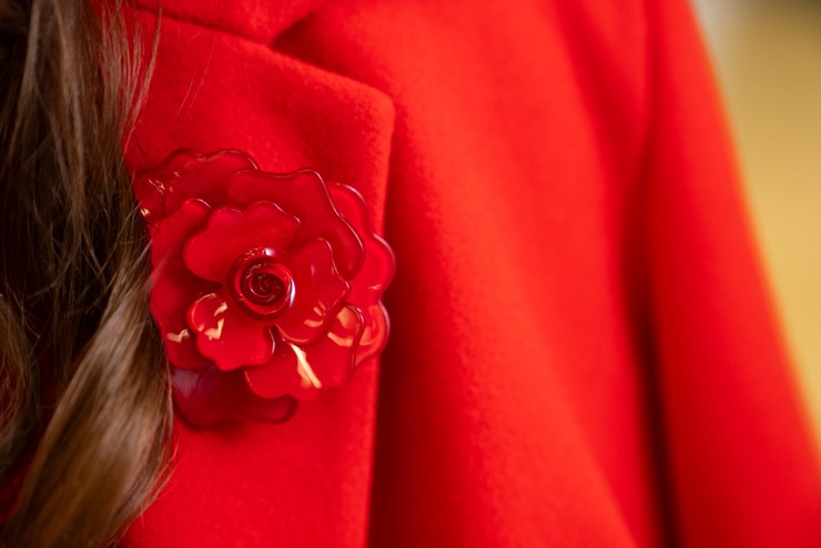 Nákupné maniačky téma 50 odtieňov červenej - Kristína