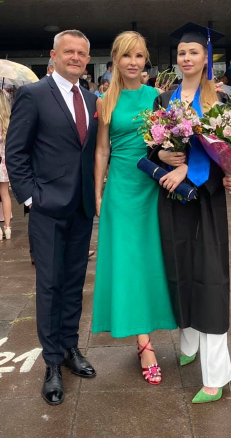 Vilo Rozboril s manželkou Sandrou a jej dcérou Ninou