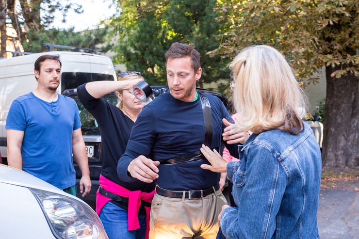 Pravá tvár - Nehoda a nešťastný pád kaskadéra