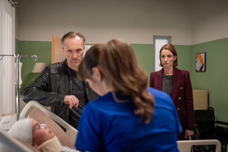 Nemocnica - nakrúcanie scény s dcérou Adama Ondruša