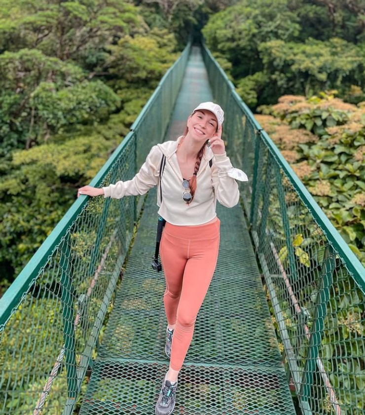 David Gránský s manželkou Nikolou na svadobnej ceste