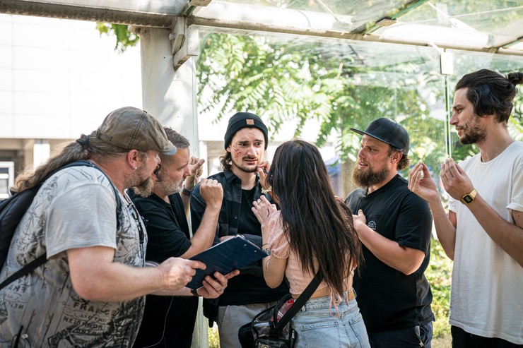 Einstein - foto z nakrúcania prvej časti