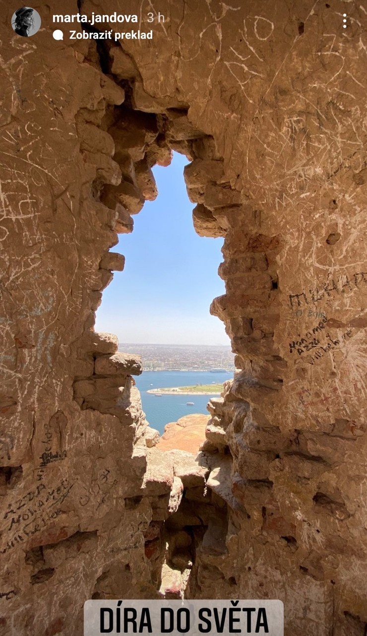 Marta Jandová v Egypte