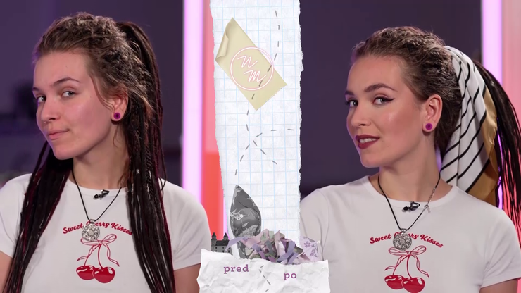 Nákupné maniačky téma Prúžky - Simona