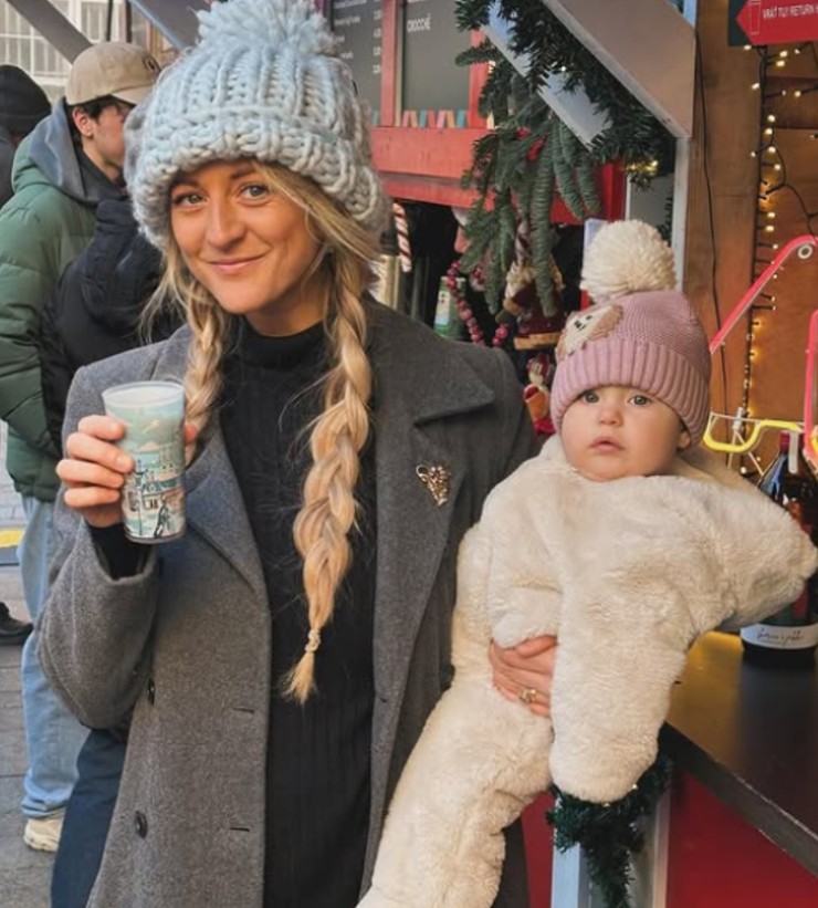 Abbie Puskailer s najmladšou Daisy