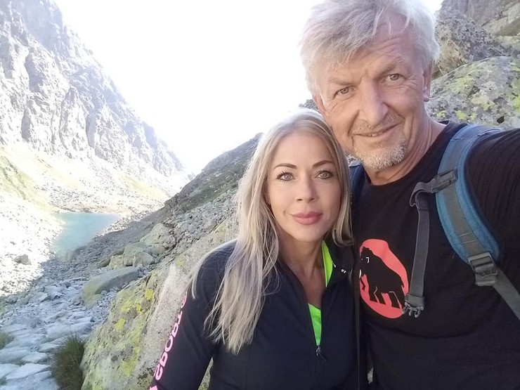 Jožo Kubáni s partnerkou Dankou
