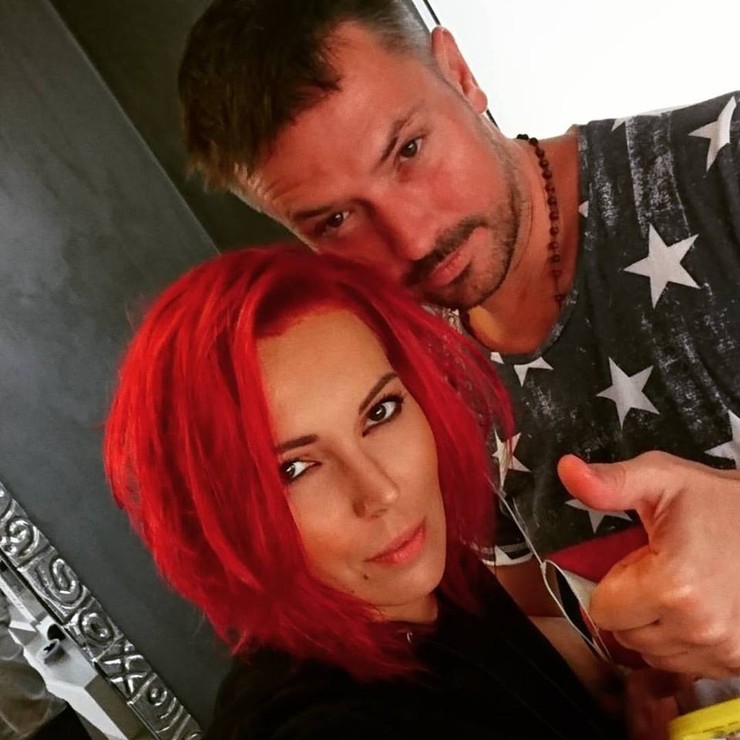 Alexandra Pavlovič Hinková s kaderníkom Petrom Sýkorom