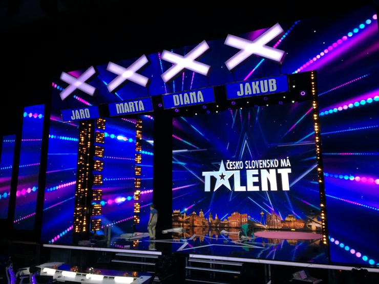 Prípravy na nakrúcanie šou Česko Slovensko má talent