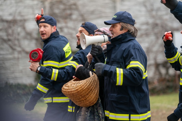 Protest v seriáli Hranica