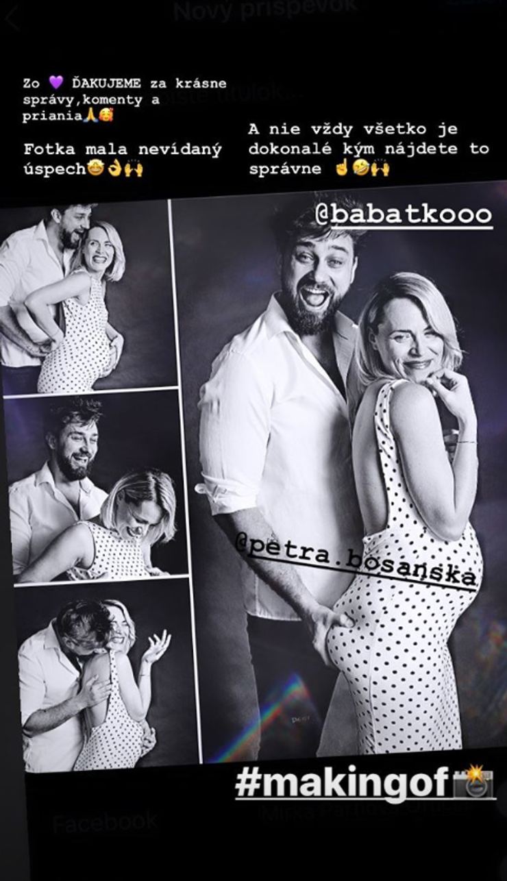 tehotná Mirka Partlová s manželom