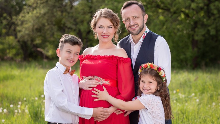 Ondrej Kandráč s rodinou 