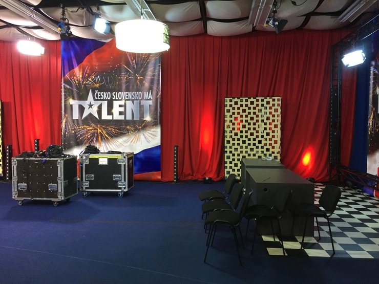 Prípravy na nakrúcanie šou Česko Slovensko má talent