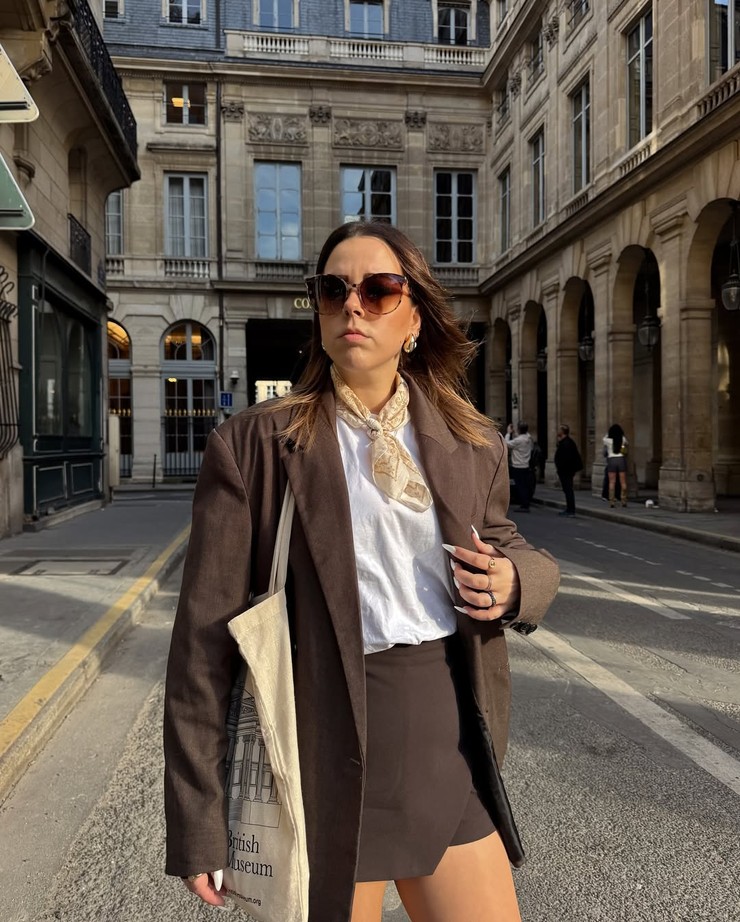 Nákupné maniačky - čokoládová hnedá farba