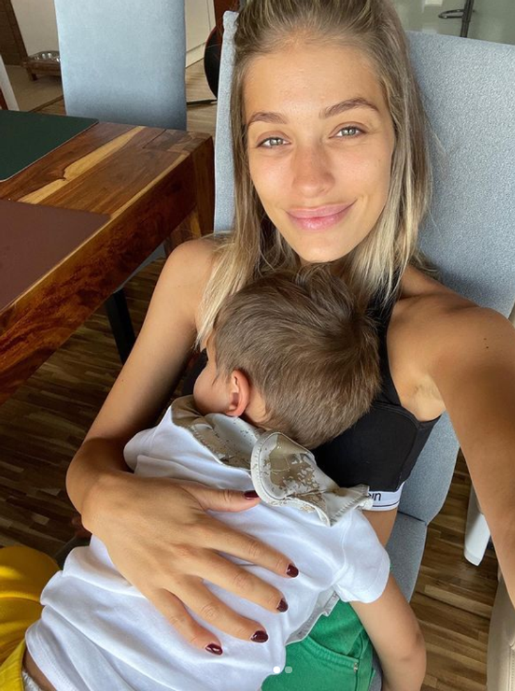 Jasmina Alagič so synčekom