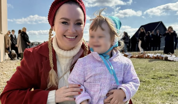 Natália Puklušová s dcérkou Wilkou