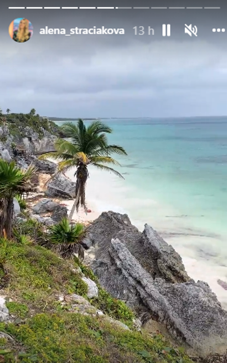 Alena Stračiaková si užíva mexickú exotiku 