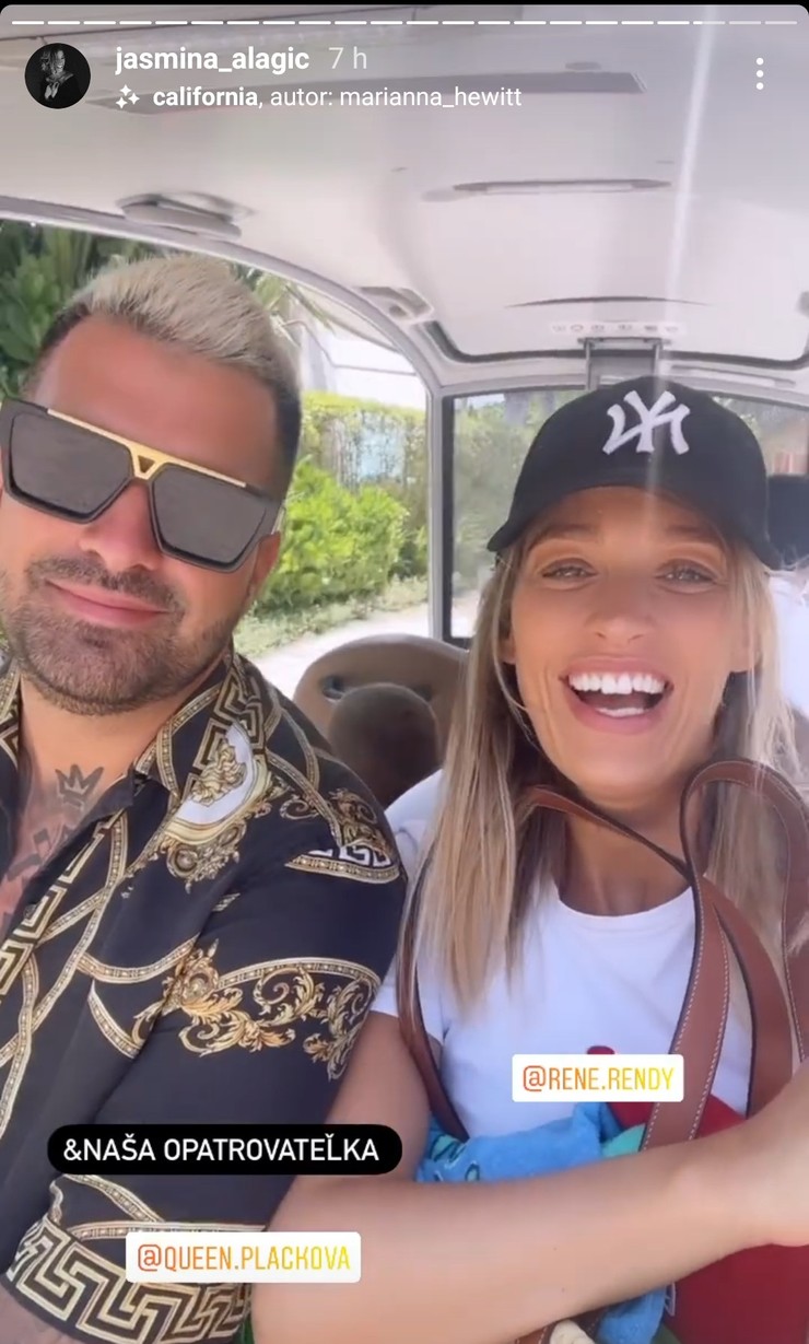 Jasmina Alagič a Zuzana Plačková s manželmi v Dubaji 